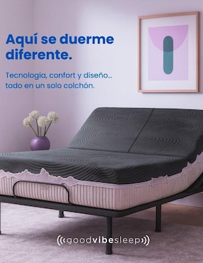 Cama eléctrica Good Vibe Sleep de 3 posiciones