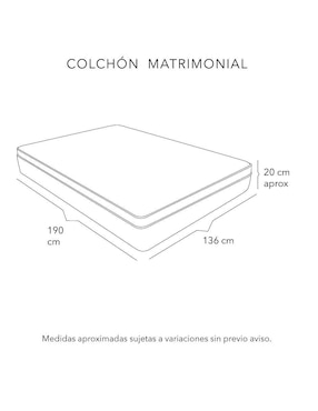 Colchón regular Dicasa Enzo