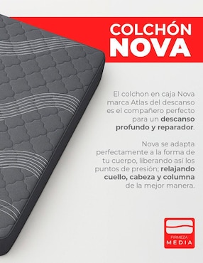 Juego de colchón y box Nova Atlas del descanso