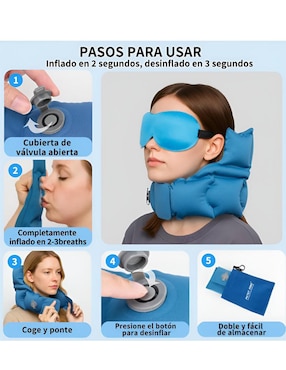 Almohada de viaje Xtellar inflable