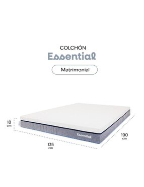 Colchón en caja Memory Foam Essential