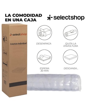 Colchón en caja Selectshop individual