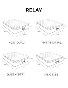 Colchón regular Sealy relay