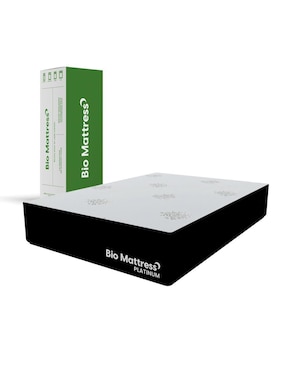 Colchón En Caja Bio Mattress Platinum Confort Medio