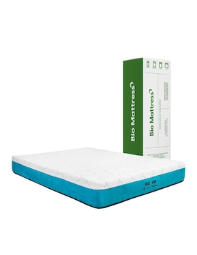 Colchón En Caja Bio Mattress Bio Air Confort Semi Suave