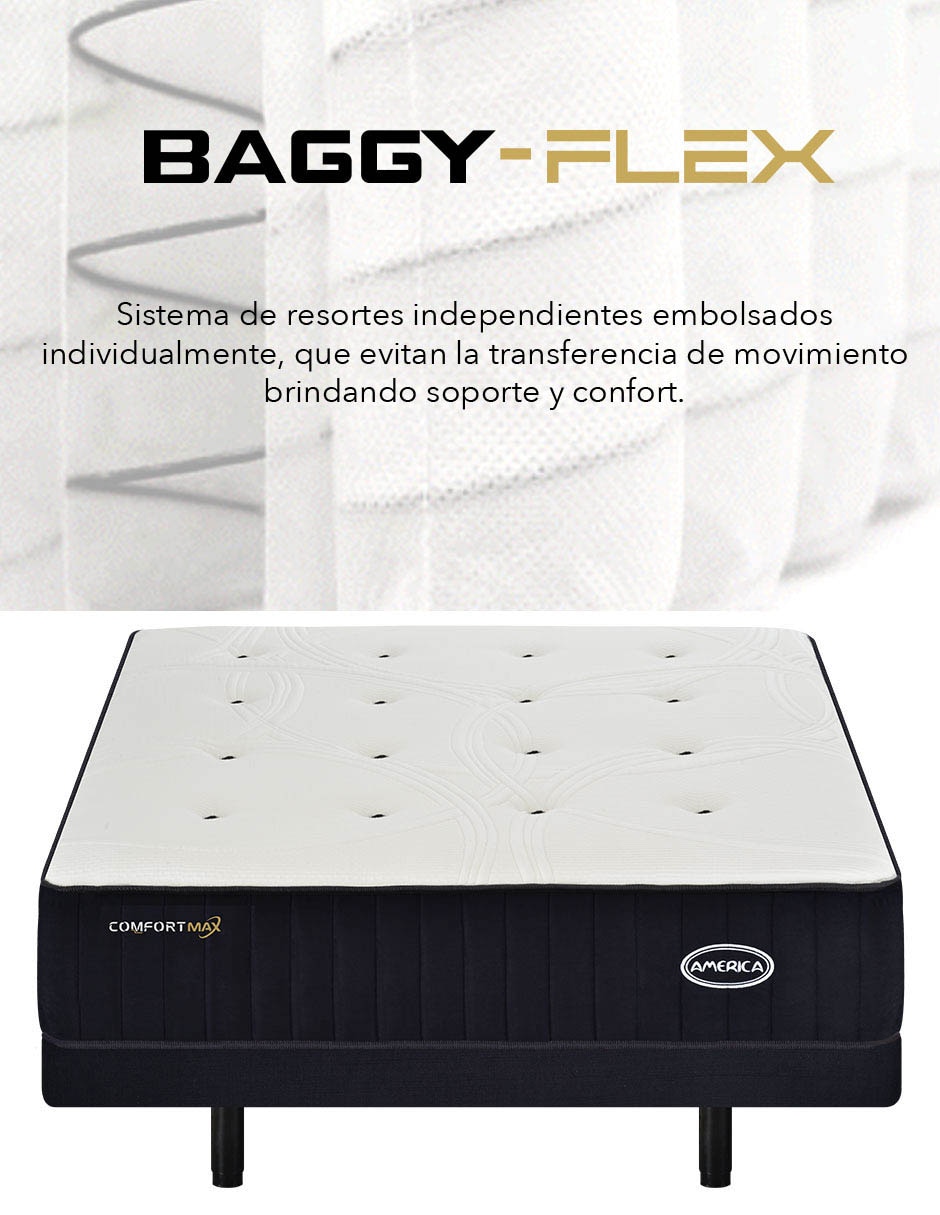 Juego de colchón y box Baggy Flex 12