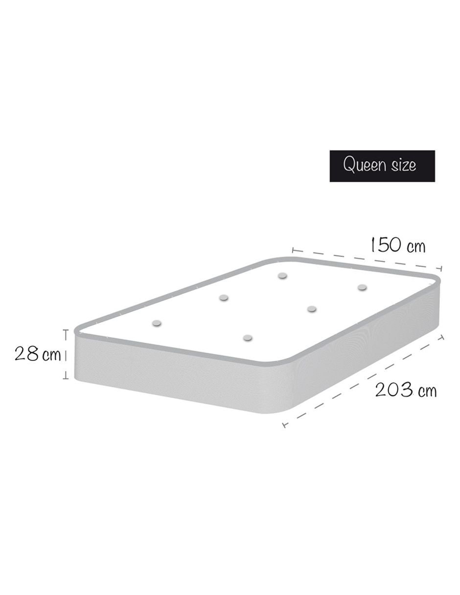 Juego de colchón y box Body Flex 14