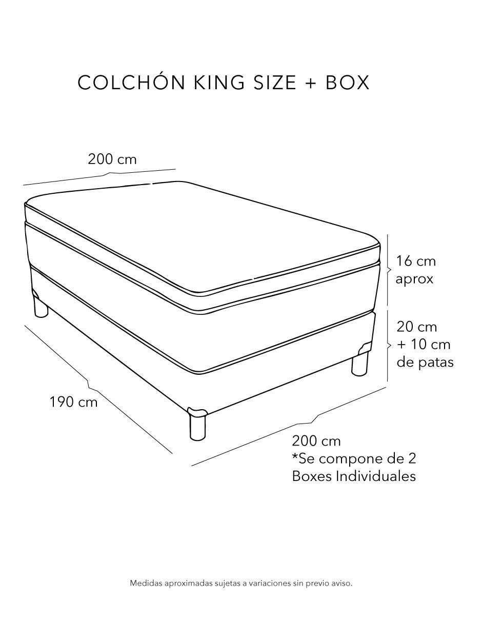 Juego de colchón y box 9