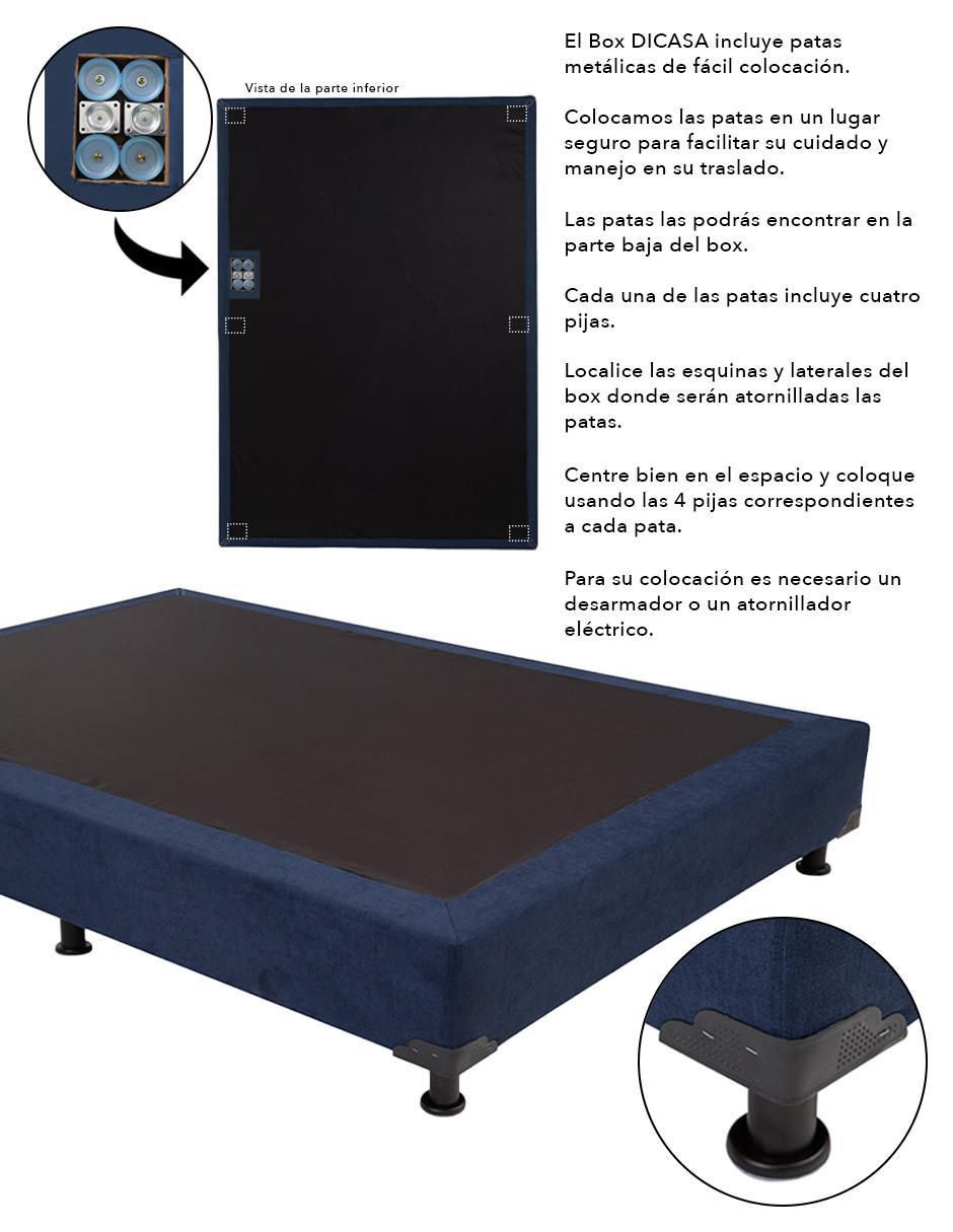 Juego de colchón y box 8