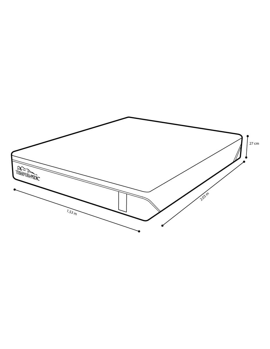 Colchón plegable tempur-pedic proadapt medium 2