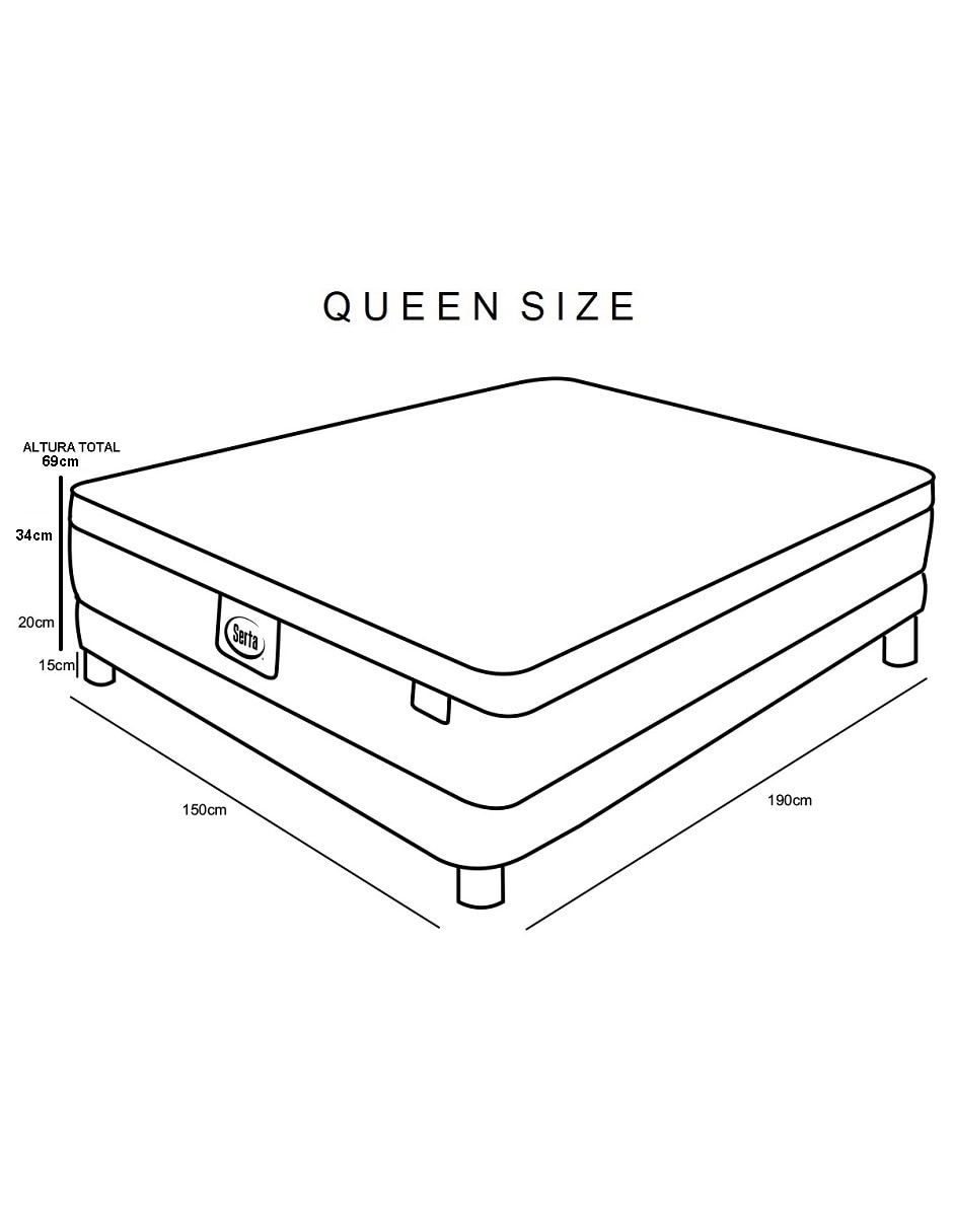 Juego de colchón y box Kingston - Perfect Sleeper 2