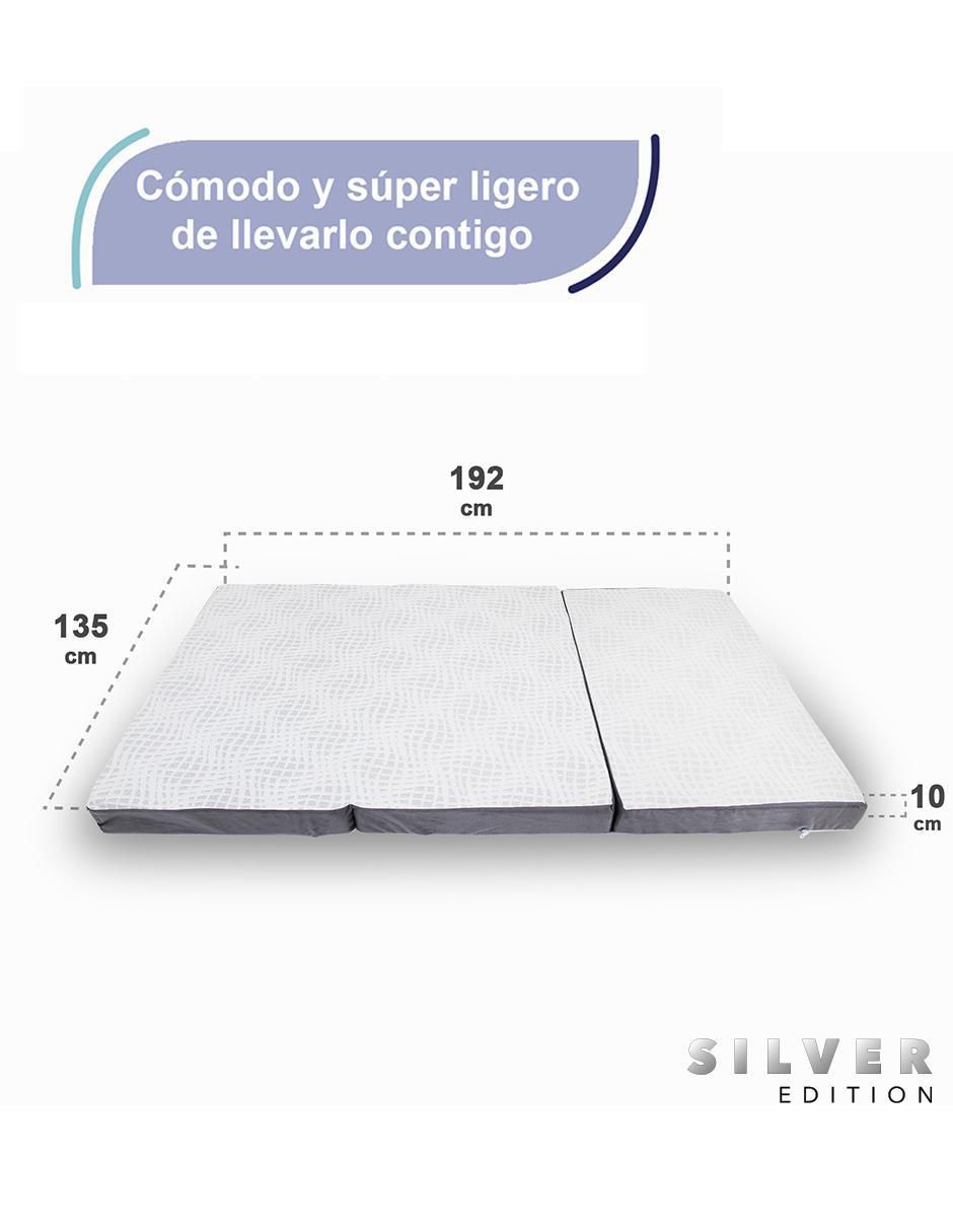 Colchón plegable Memory Foam Silver edition confort firme