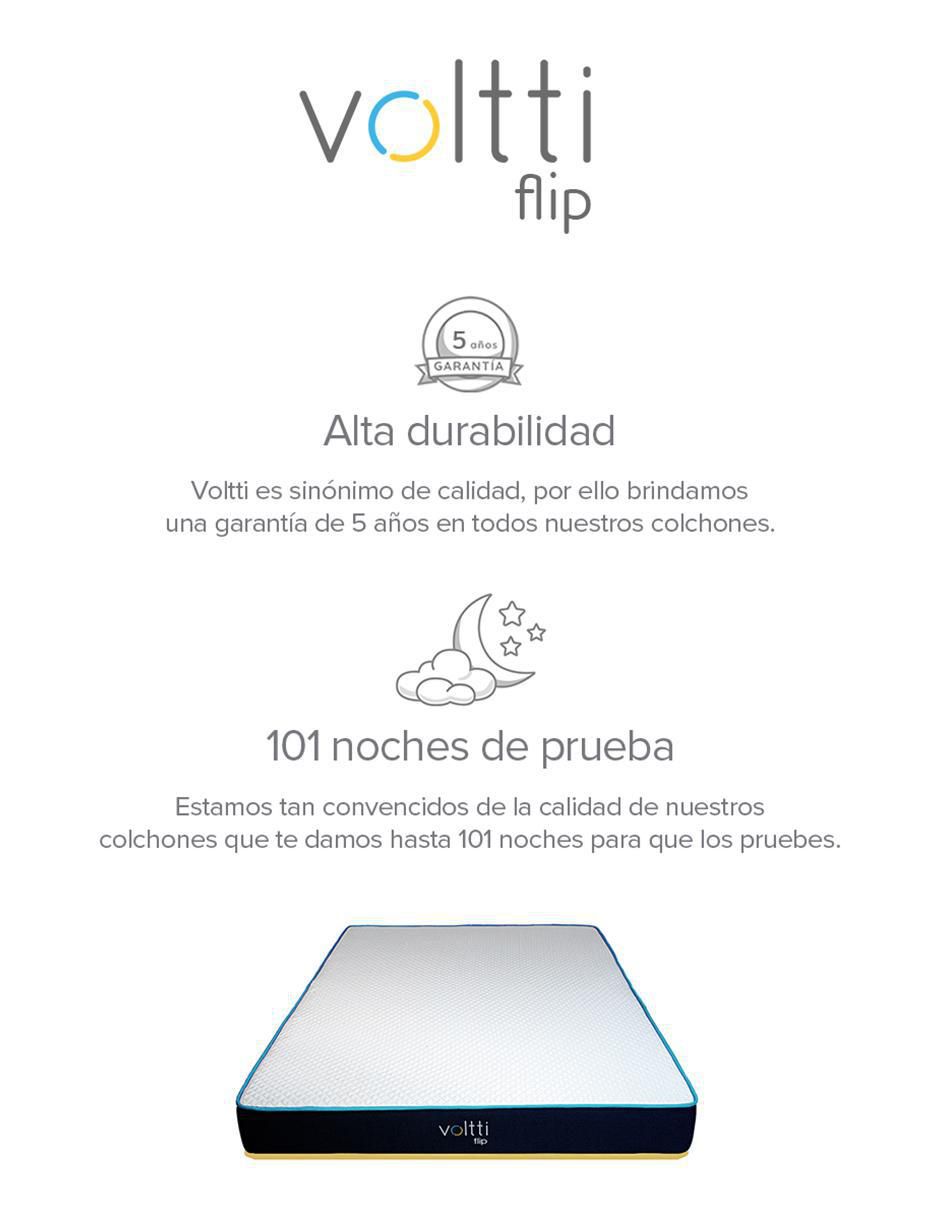Colchón en caja flip + protector 5