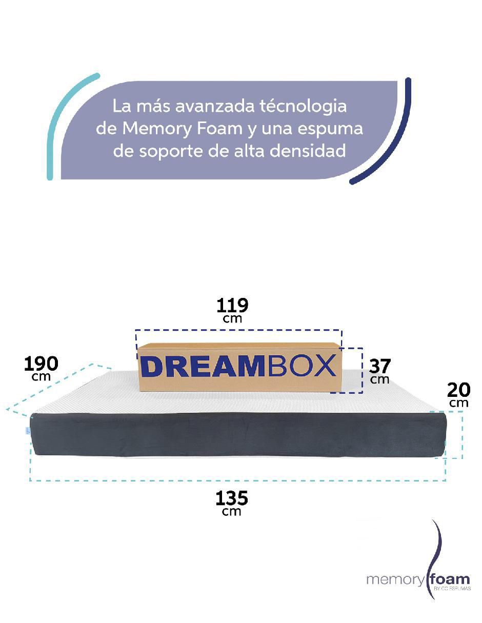Colchón en caja dreambox 10