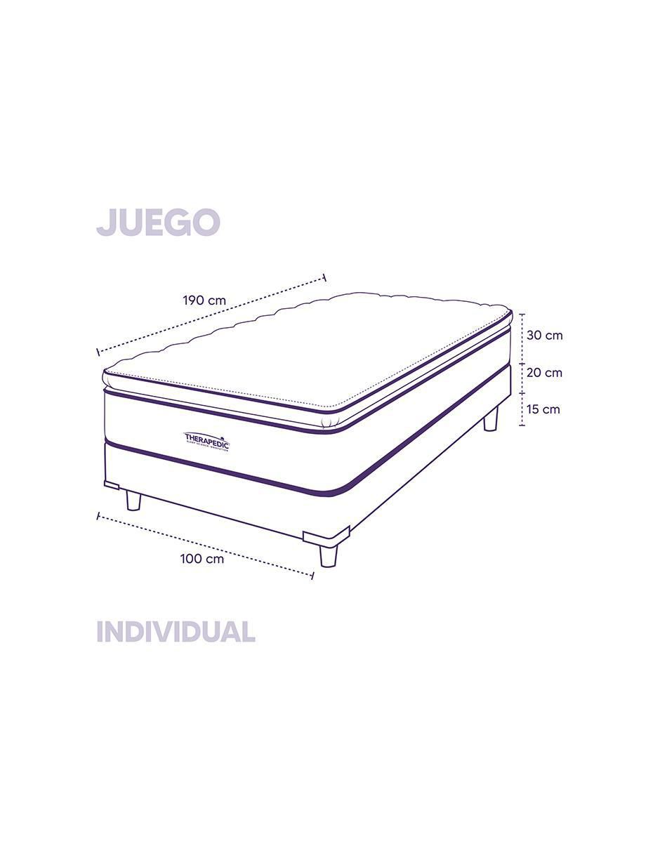 Juego de colchón y box Nait 11