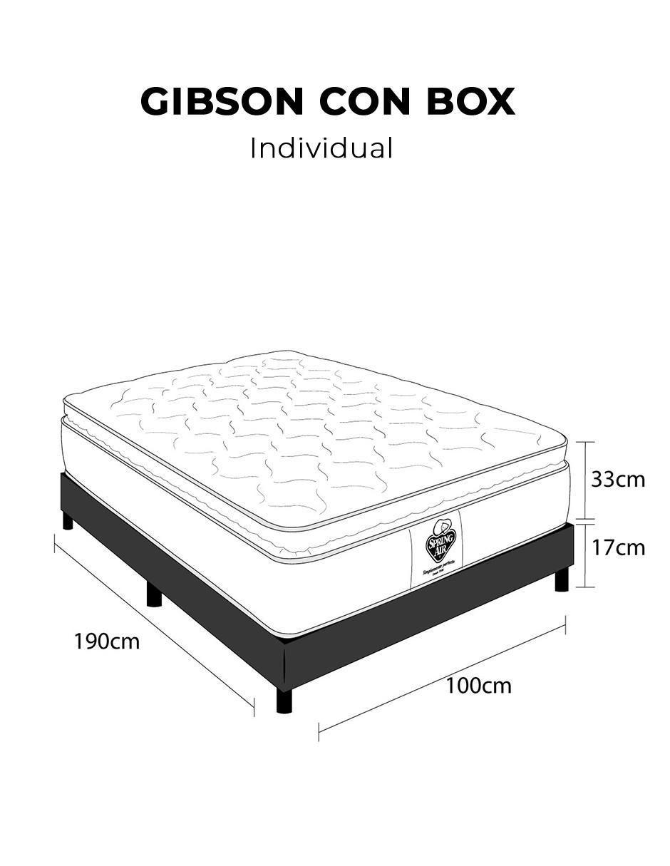 Juego de colchón y box Gibson 8