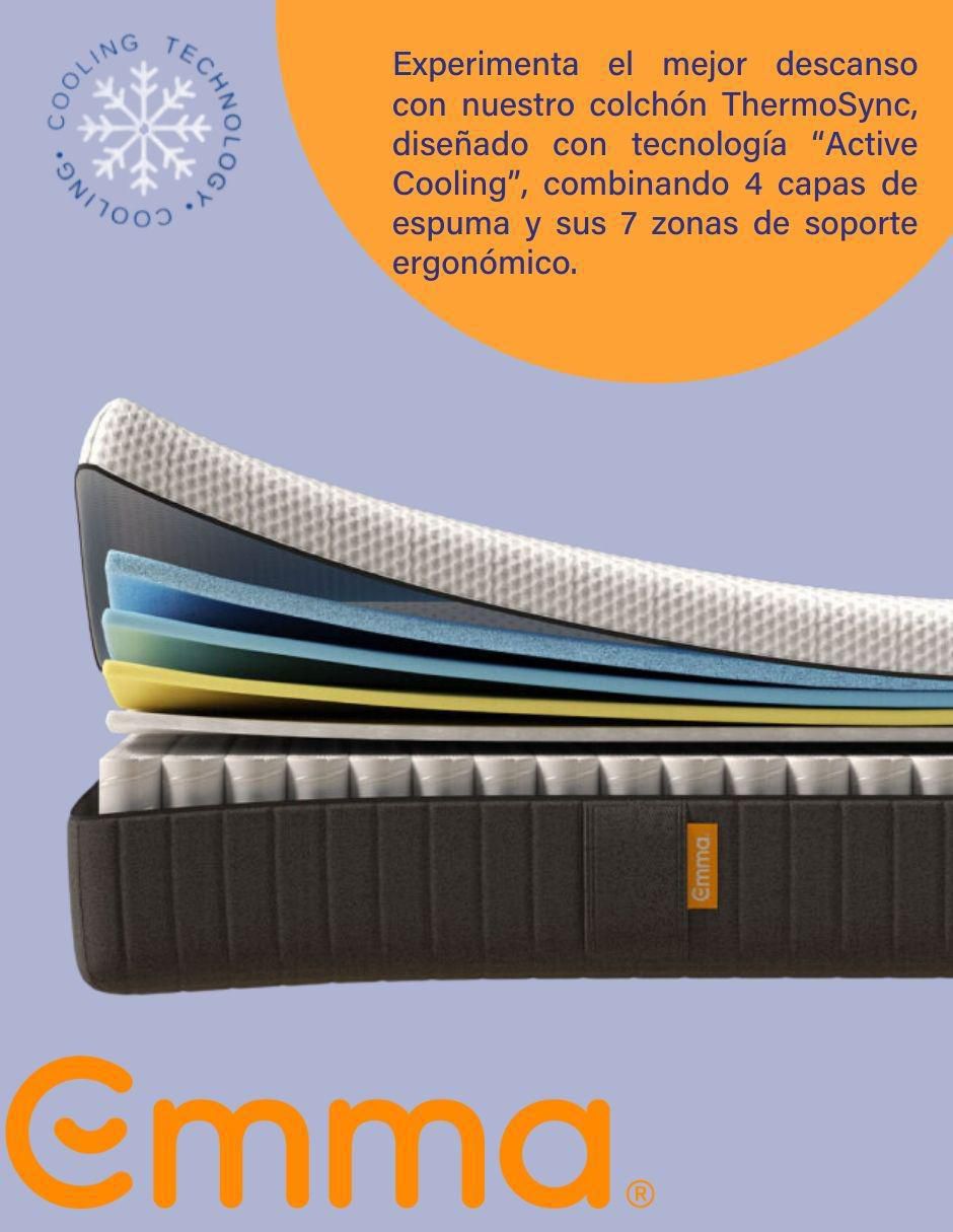 Colchón en caja Hybrid Deluxe Cooling confort suave 4
