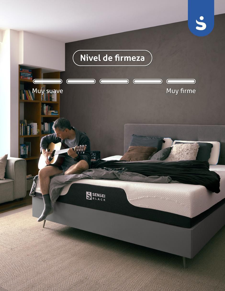 Colchón en caja black de memory foam 5