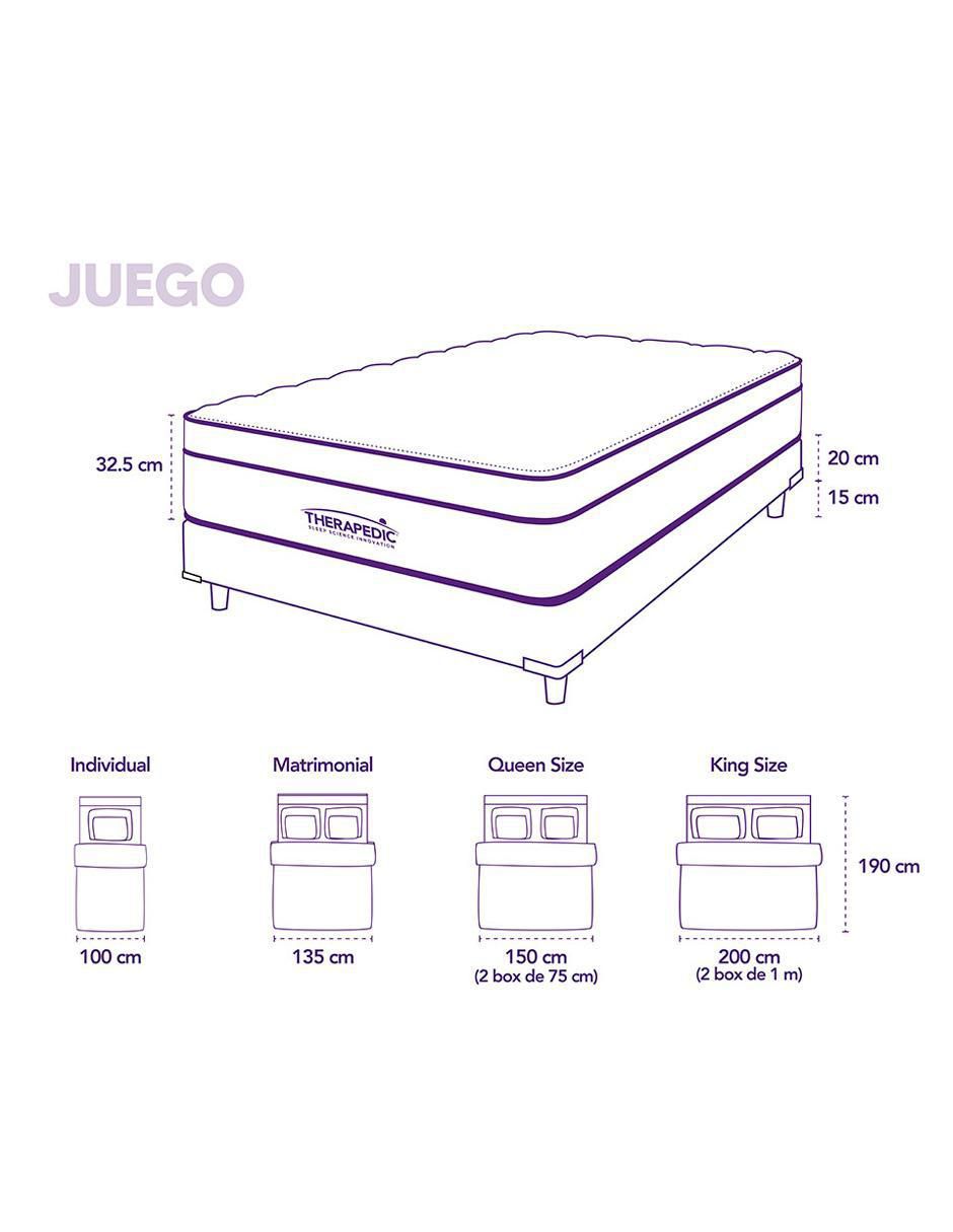 Juego de colchón y box Baltra 5