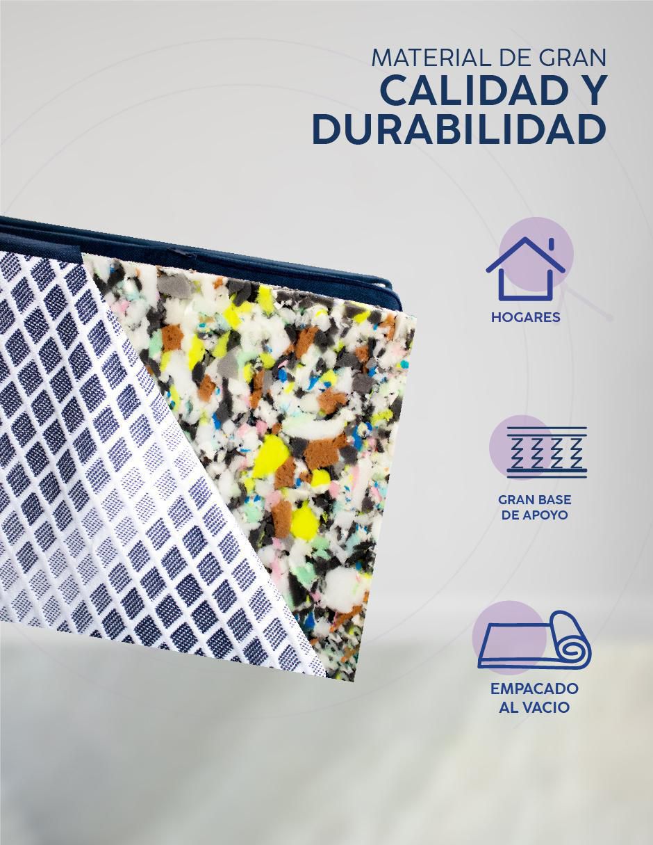 Colchón plegable monaco individual 4