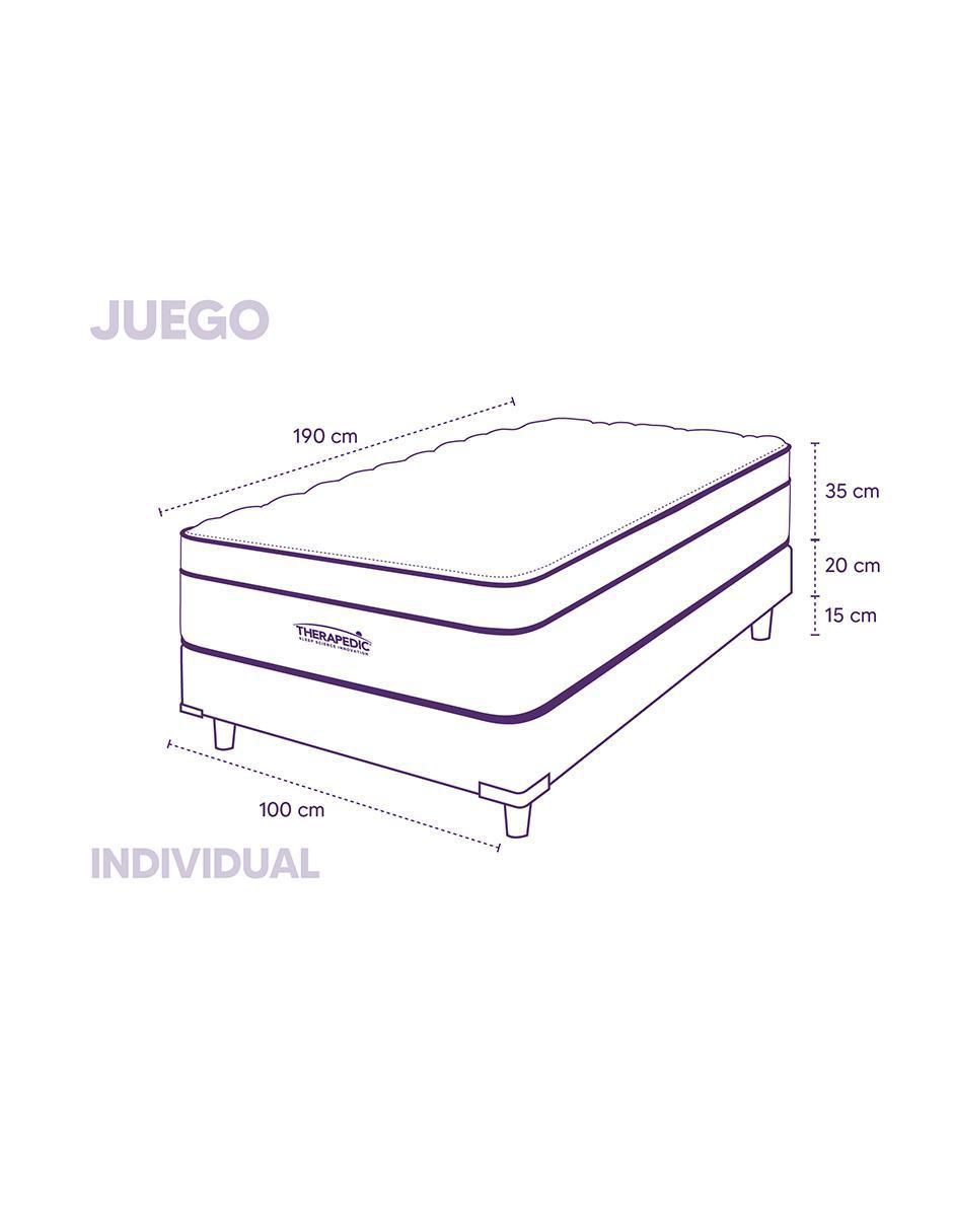 Juego de colchón y box Fancy 10