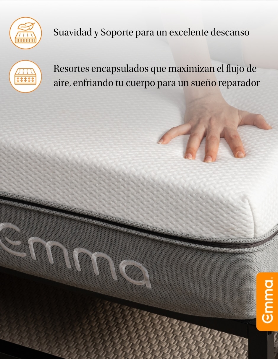Colchón en caja Hybrid Premium+ confort firme 5