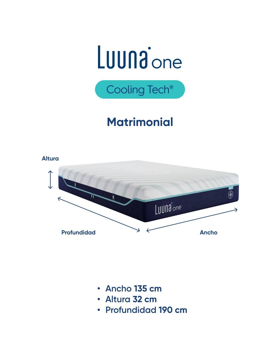 Colchón en caja one suave cooling 2