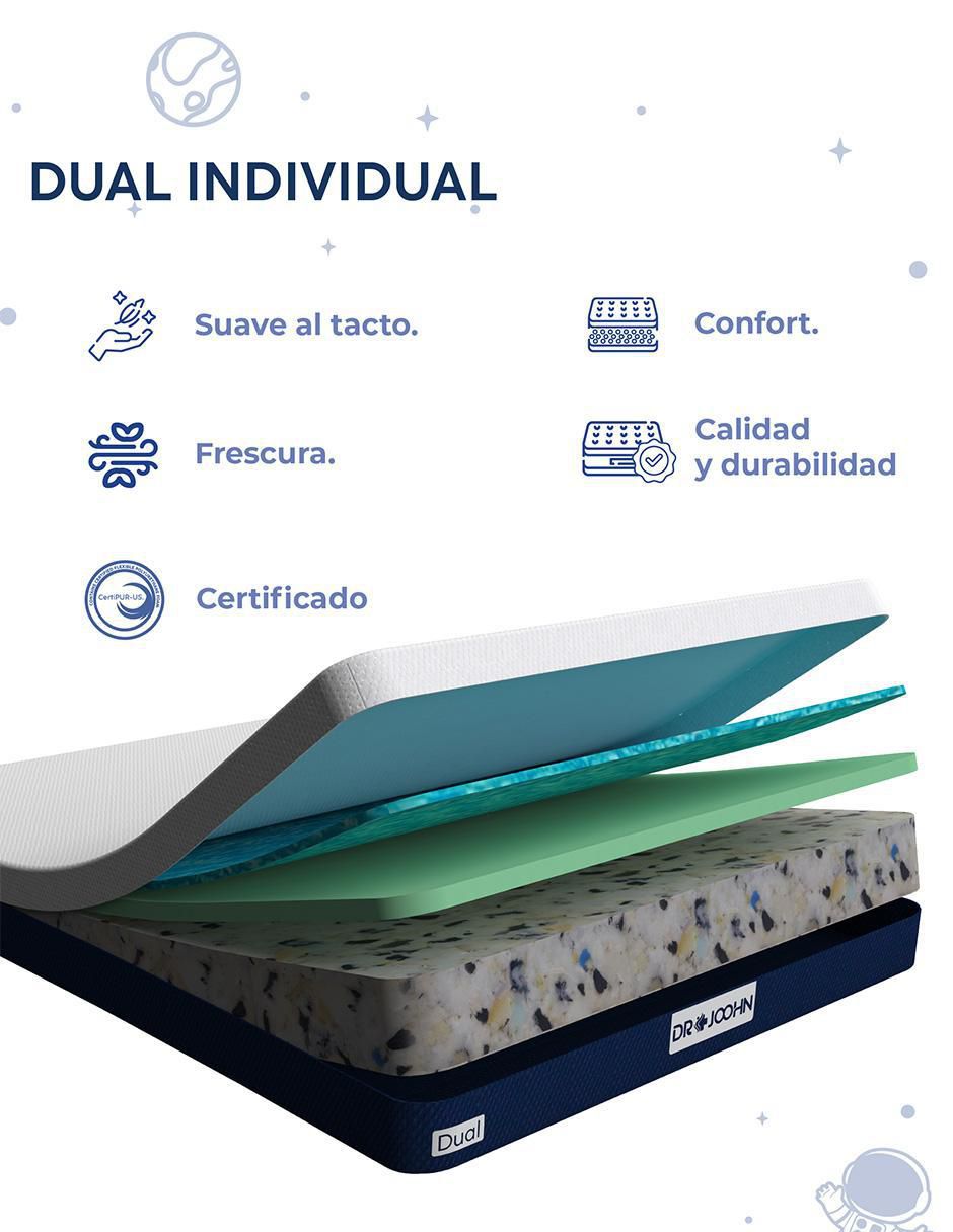 Colchón en caja dual gravity 7