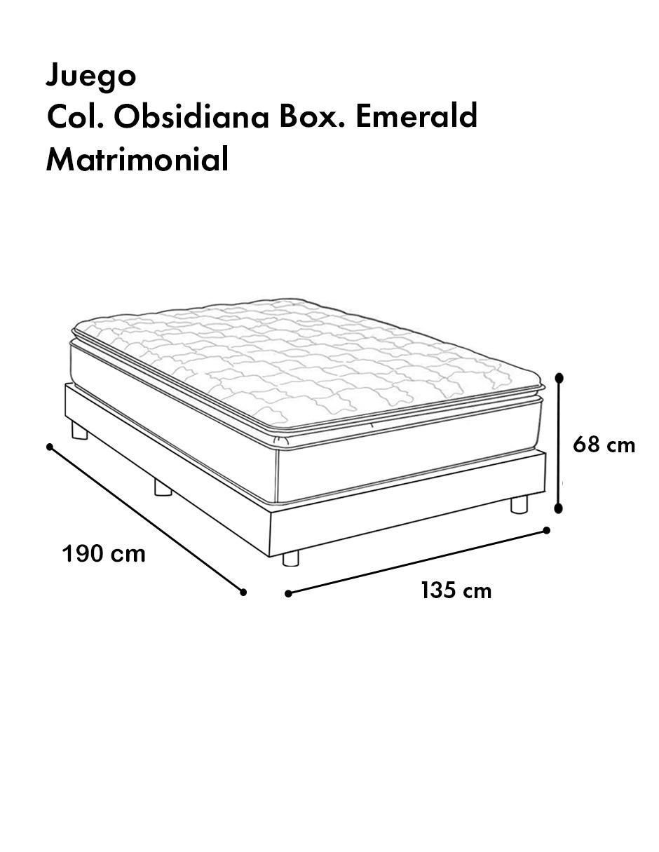 Juego de colchón y box Obsidiana 5