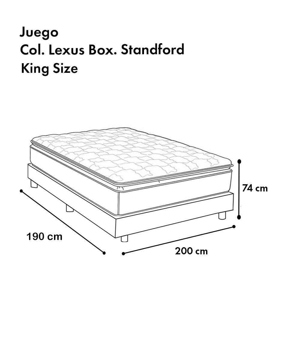 Juego de colchón y box Lexus 5