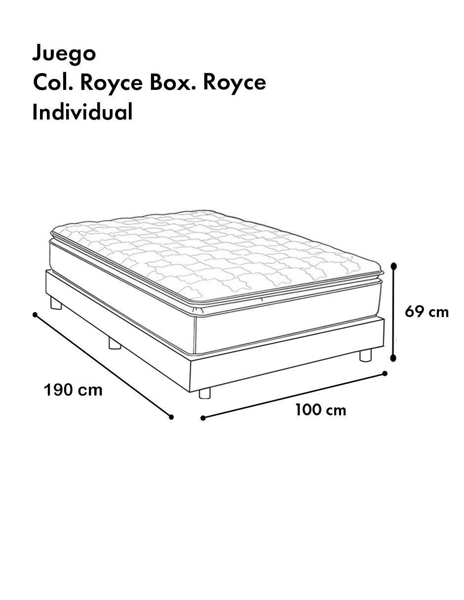 Juego de colchón y box Royce 5