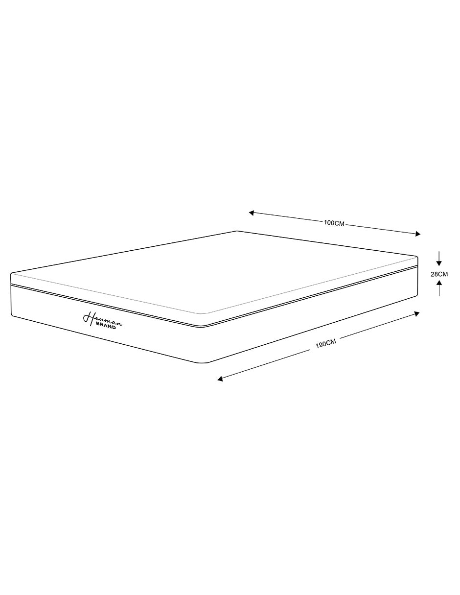 Colchón plegable essencial rest 6