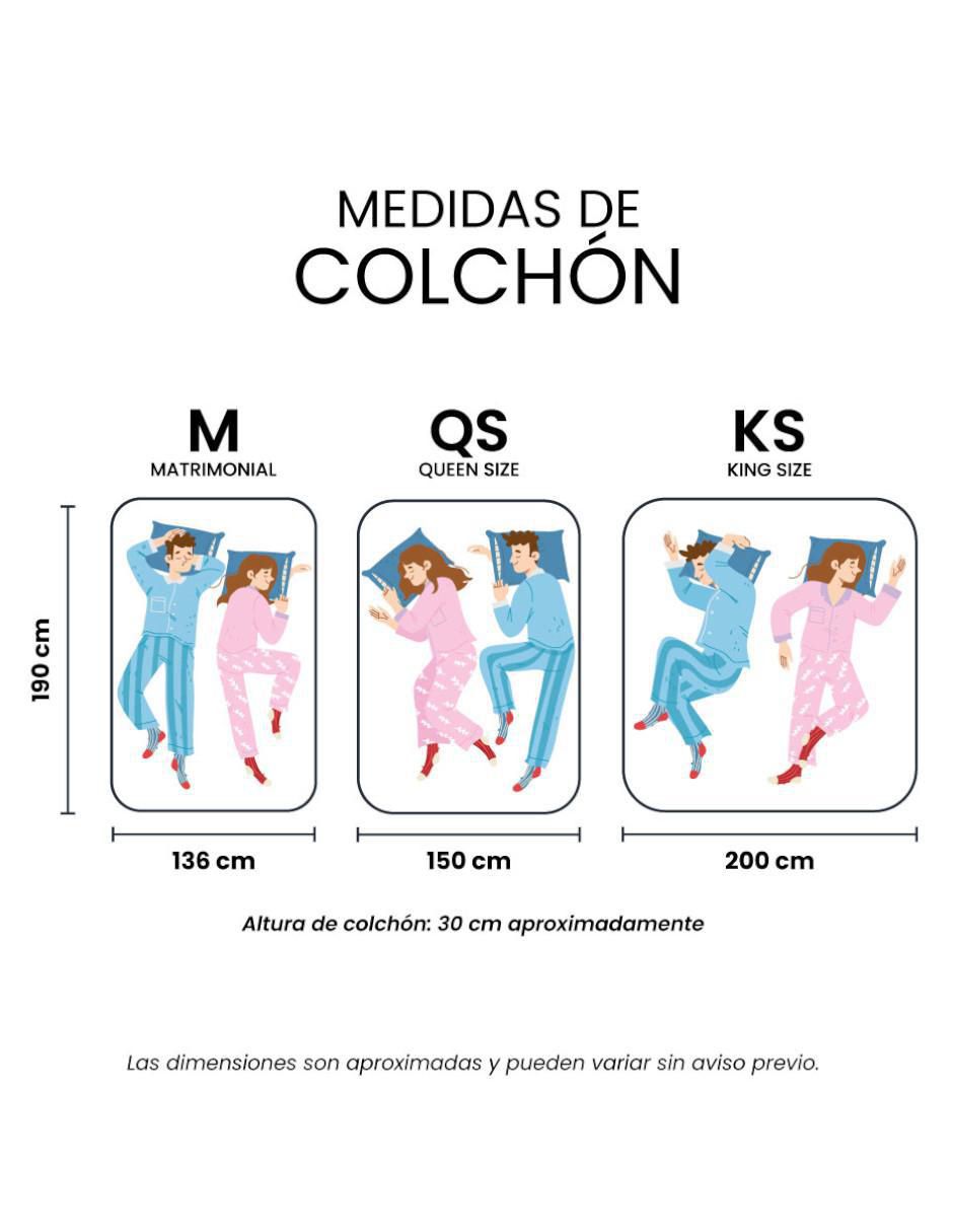 Colchón regular omega matrimonial 7