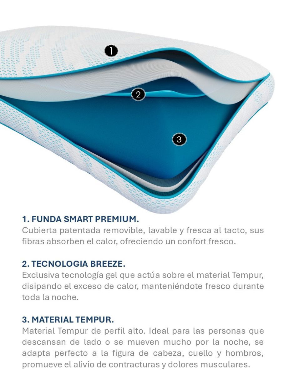 Almohada Breeze Prohi firmeza media 7