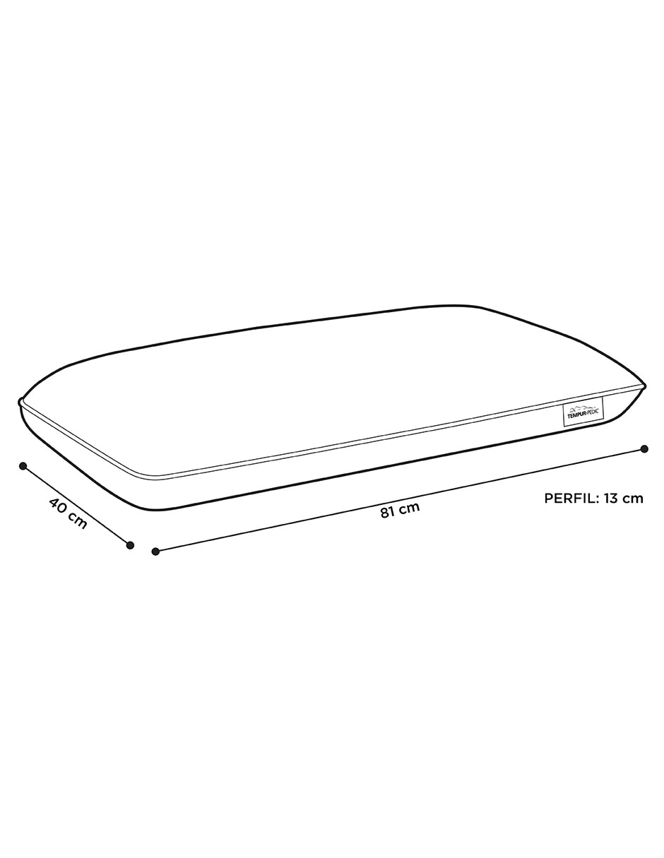 Almohada Tempur Breeze Prolo firmeza media 2