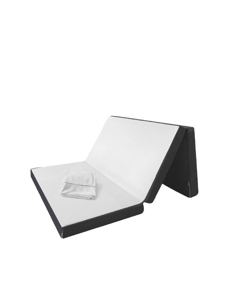 Colchón plegable + sábana
