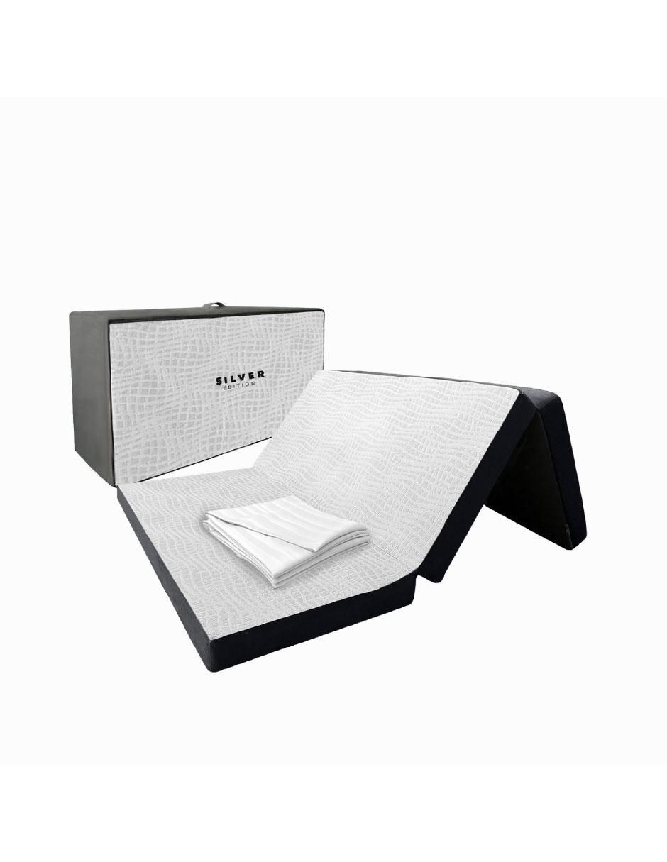 Colchón plegable + protector impermeable 4