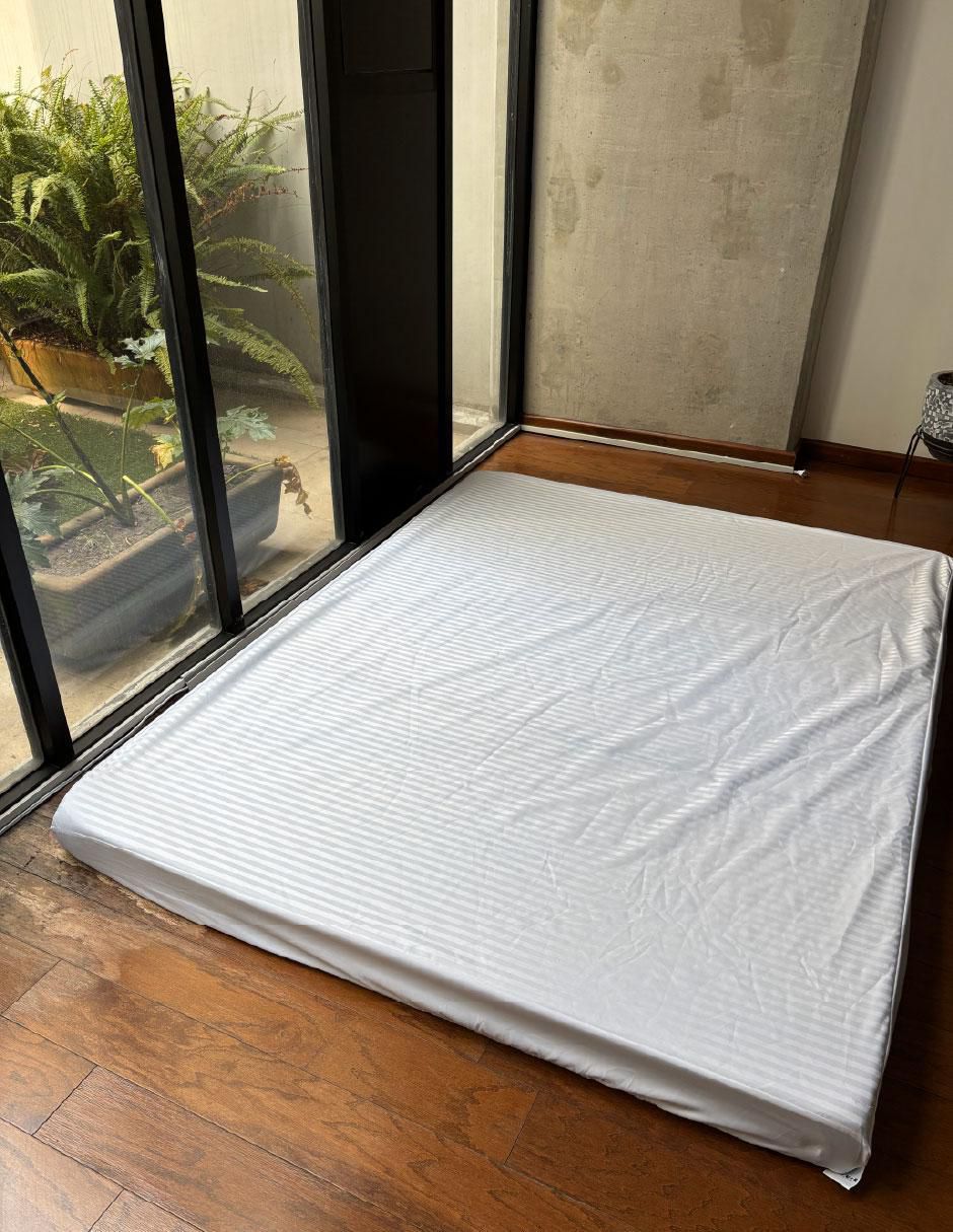Colchón plegable + protector impermeable 2