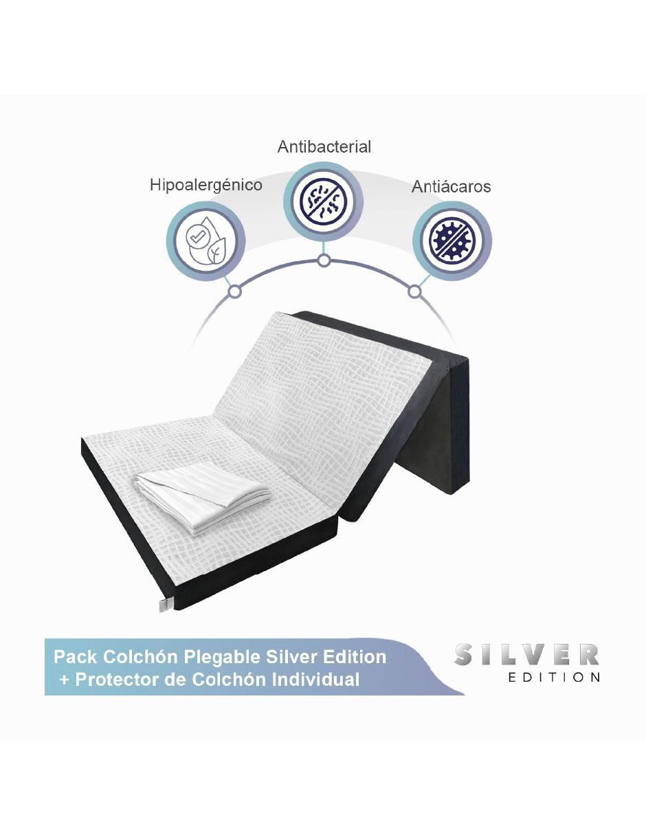 Colchón plegable + protector impermeable 3