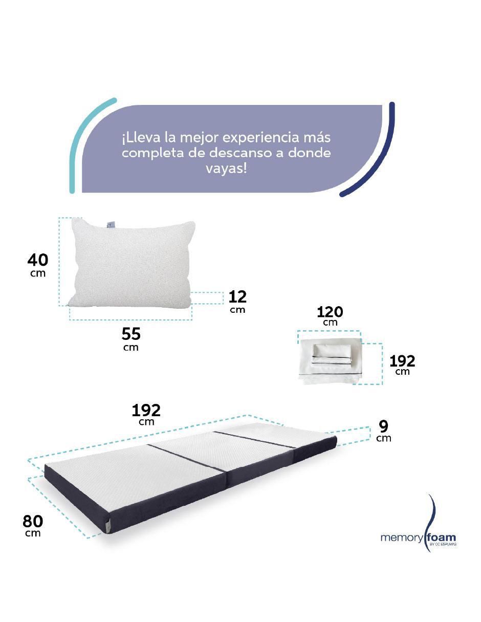 Colchón plegable colchón plegable + almohada + sabana 4