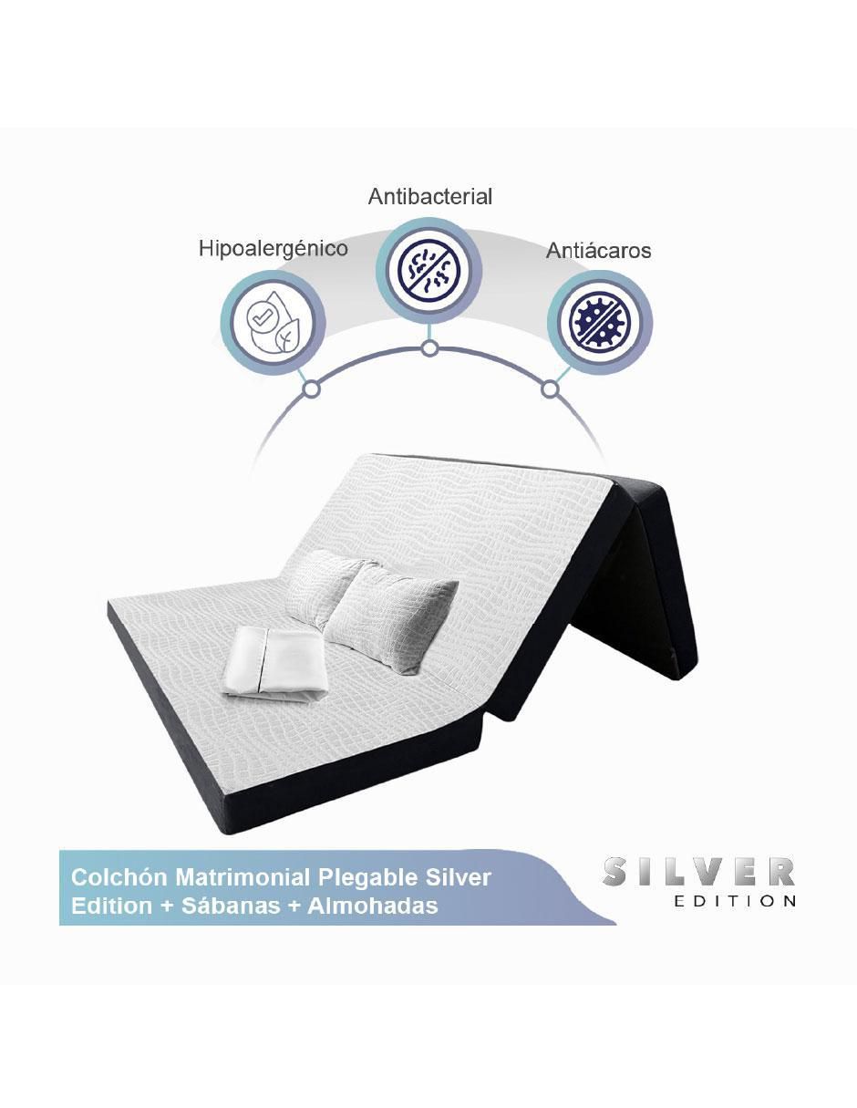 Colchón plegable + almohada + sabana 3