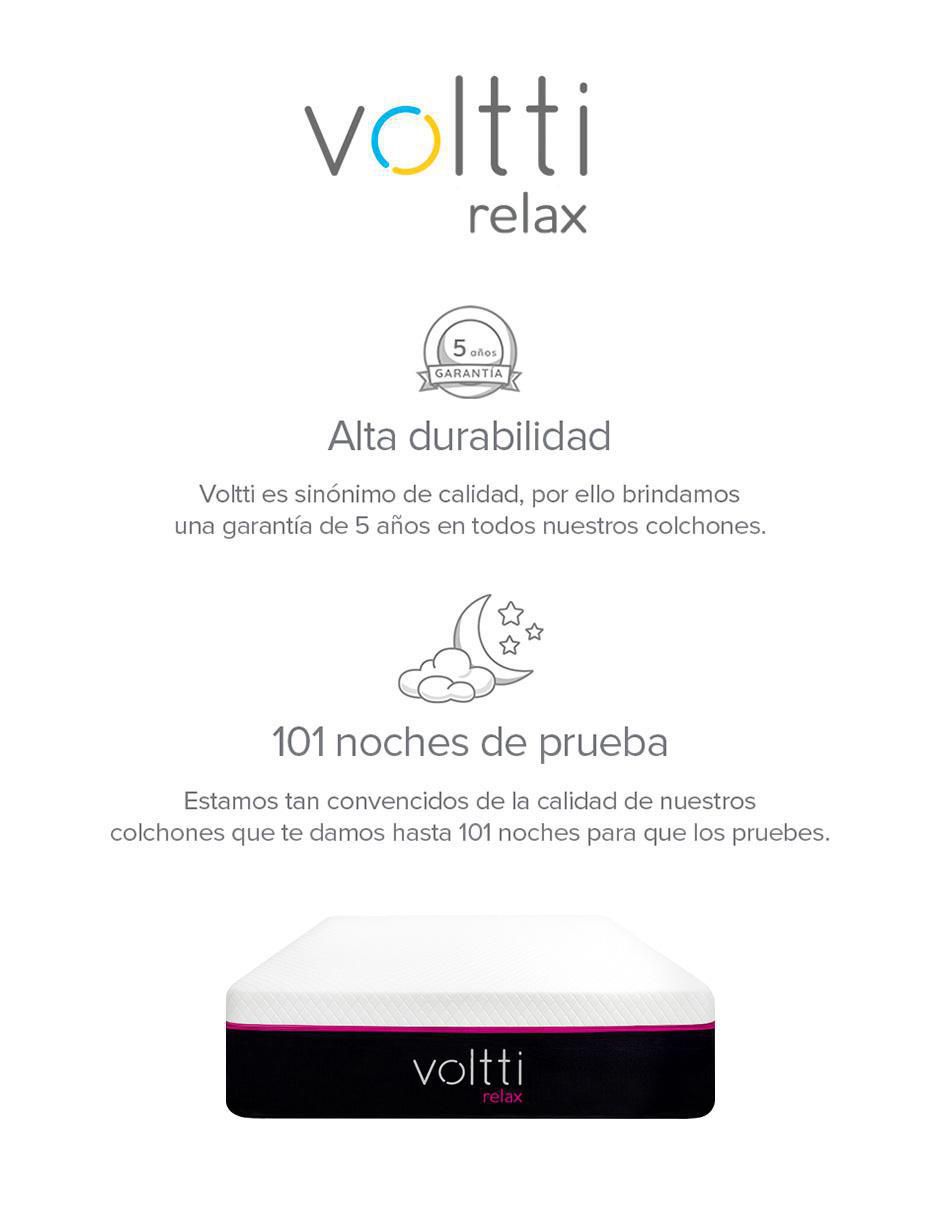Colchón en caja relax + set de almohadas 6
