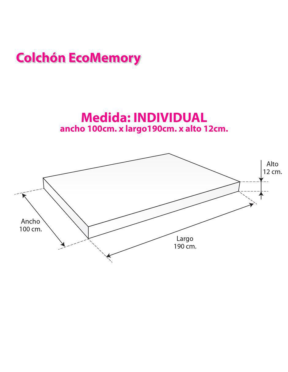 Colchón regular individual 3