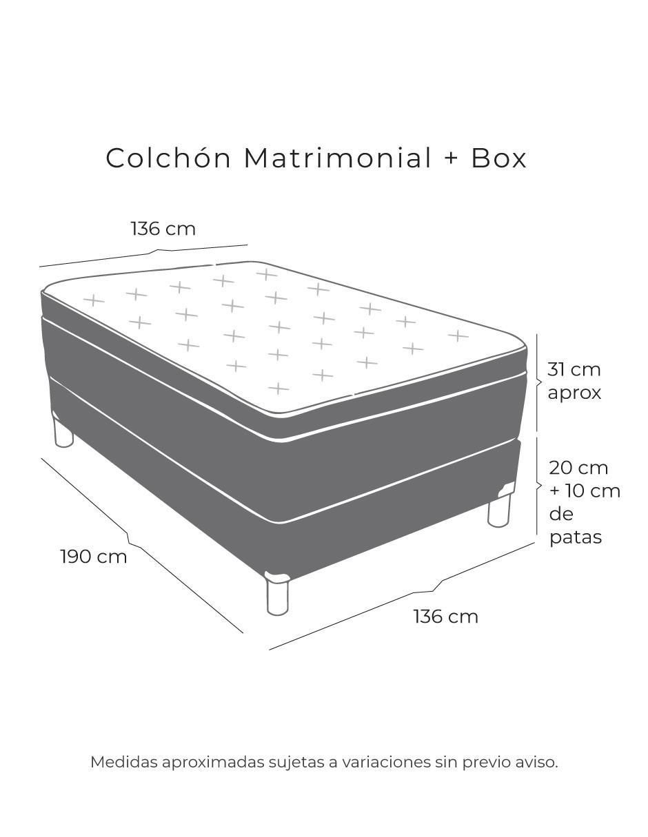 Juego de colchón y box Trini Box 10