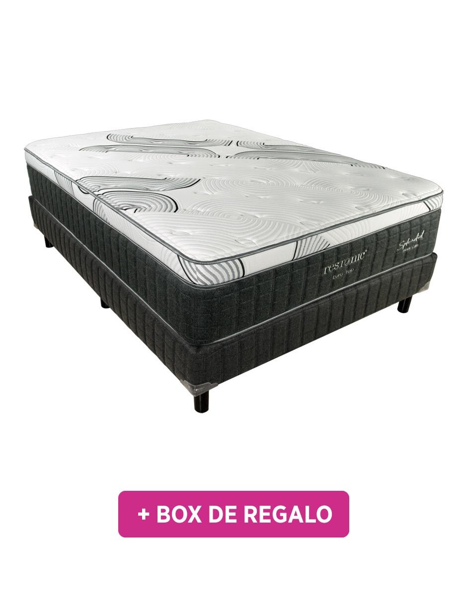 Juego de colchón y box splendid plus 5