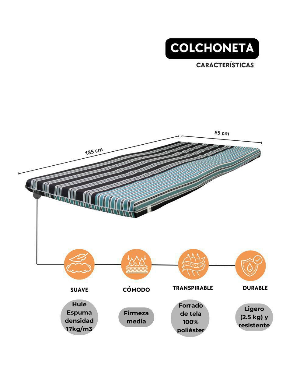 Colchoneta confort firme 4