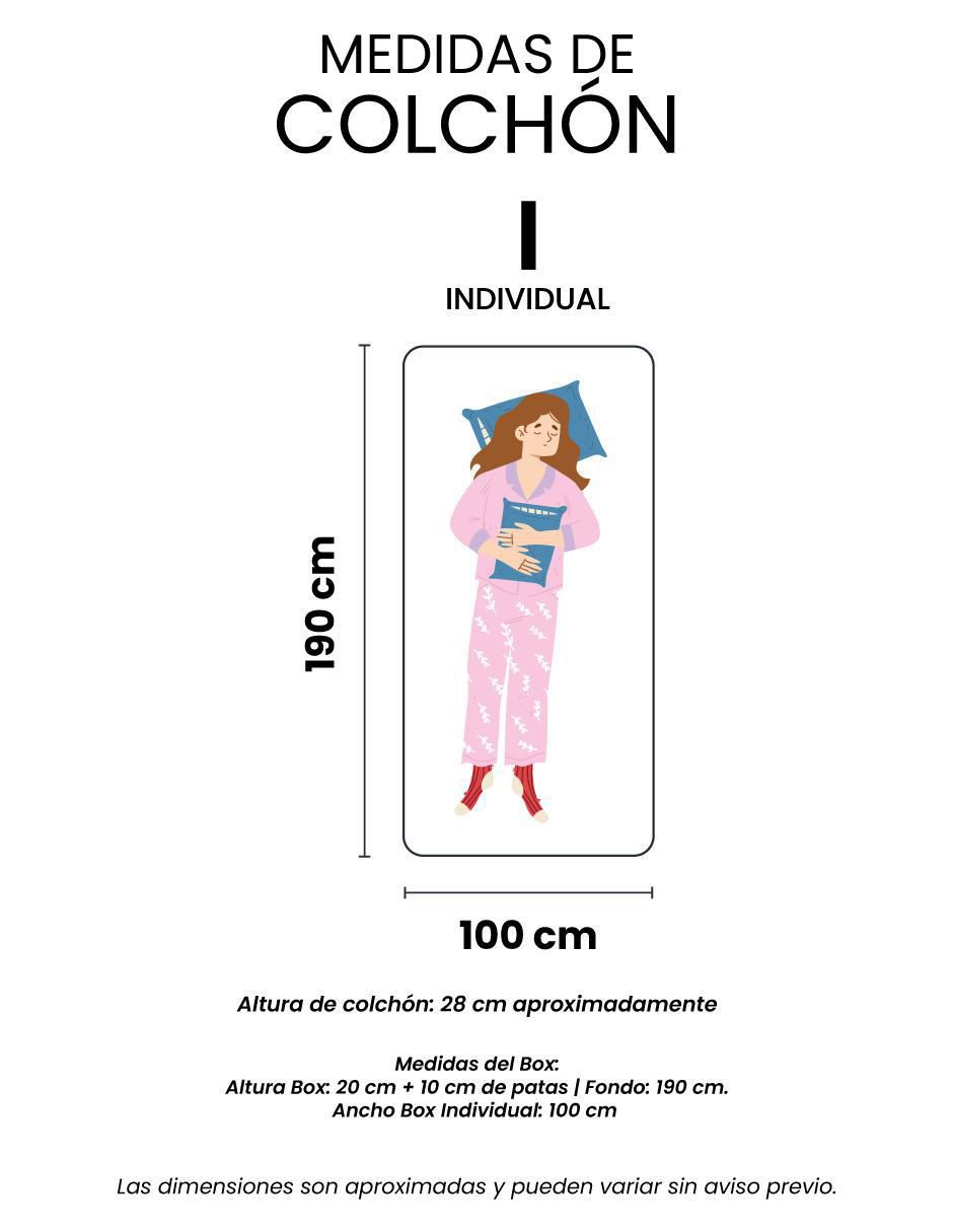 Juego de colchón y box GHANA 8
