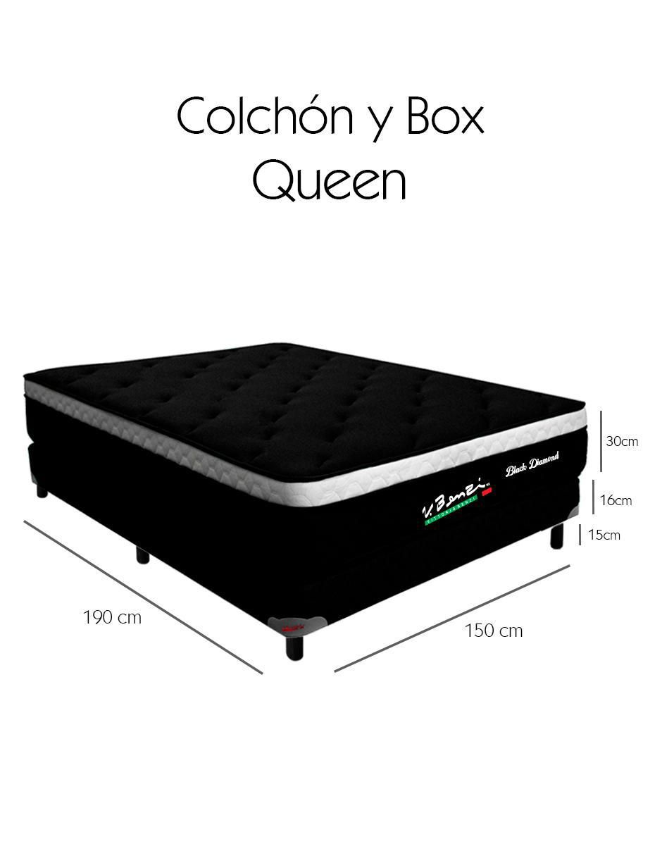 Juego de colchón y box Black Diamond 6