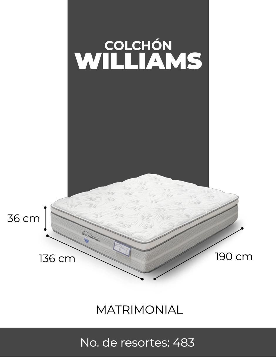 Colchón regular williams back supporter 7
