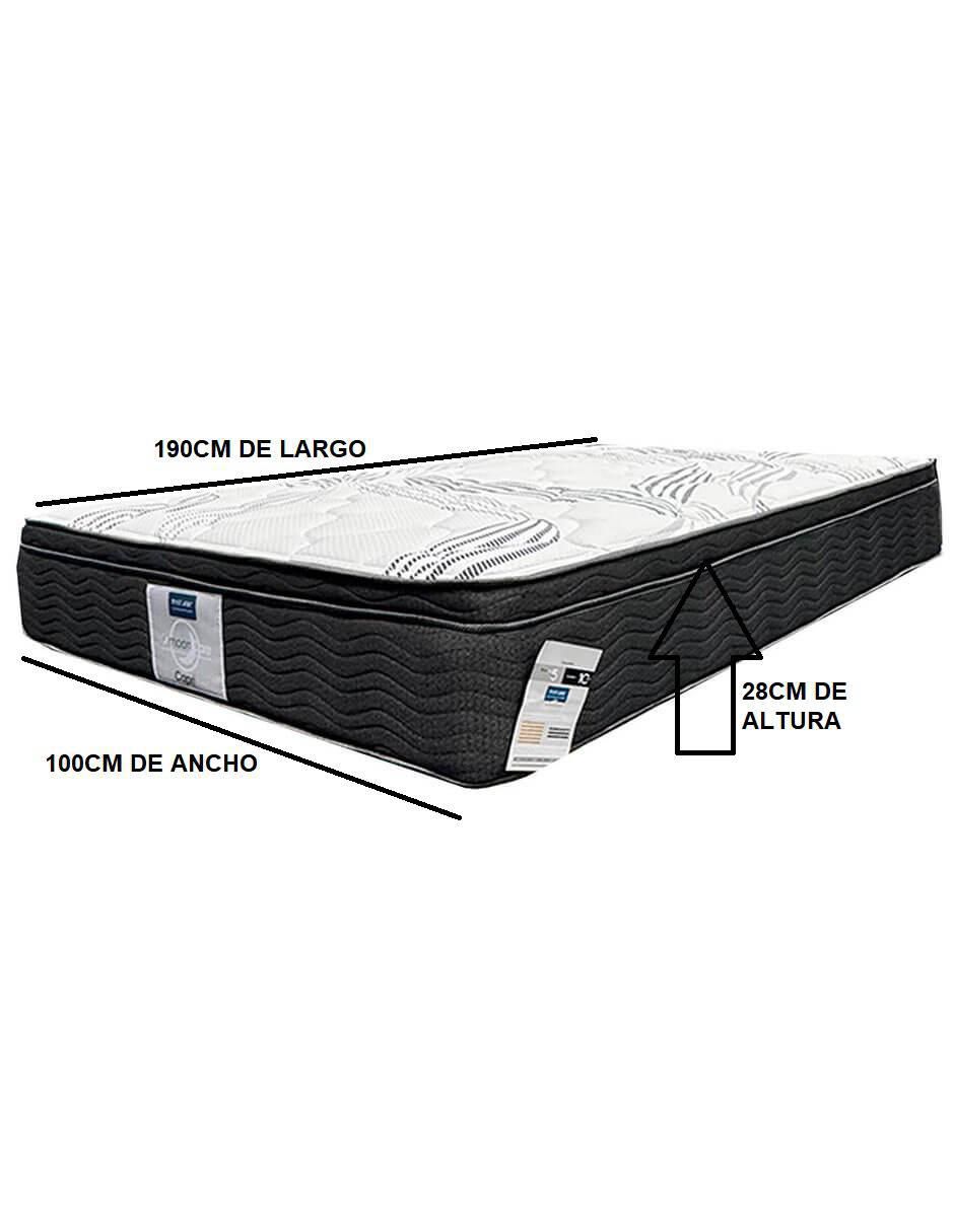 Colchón regular Capri confort semi firme 10